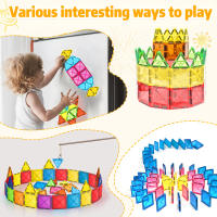 Juego De Construcción Magnético Para Niños Y Niñas Set Educativo De Bloques Magnéticos Para Preescolar Kit De Construcción Magnético STEM Regalo De Cumpleaños - details 4