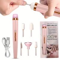 Máquina De Uñas Eléctrica Con 15 En 1 Y Luz Mini Herramientas De Manicura Eléctricas Para Eliminación De Gel Portátil Y Artísticas - details 1