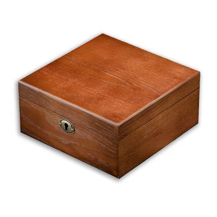 Caja de madera de lujo para reloj, caja soporte para relojes, organizador de joyas superior, rejillas, organizador de relojes, nuevo cuadrado - 1