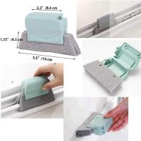 Herramienta de Limpieza de Espacio de mano, Cuchillo de Limpieza de Ventanas y Rieles Deslizantes, Juego de Chapas de Limpieza del Hogar, 8 piezas - details 1