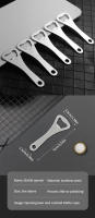 10PCS Abrecajas De Acero Inoxidable Creativo Abrebotellas Para El Hogar Herramienta De Cocina Práctica Y Duradera - details 0