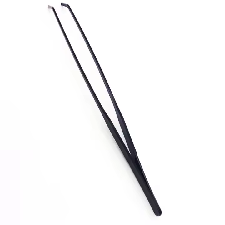 Aguja De Acuario De Acero Inoxidable Negro De 27cm Curva Para Plantas De Acuario Limpieza De Tanque De Peces Accesorios De Acuario - 1