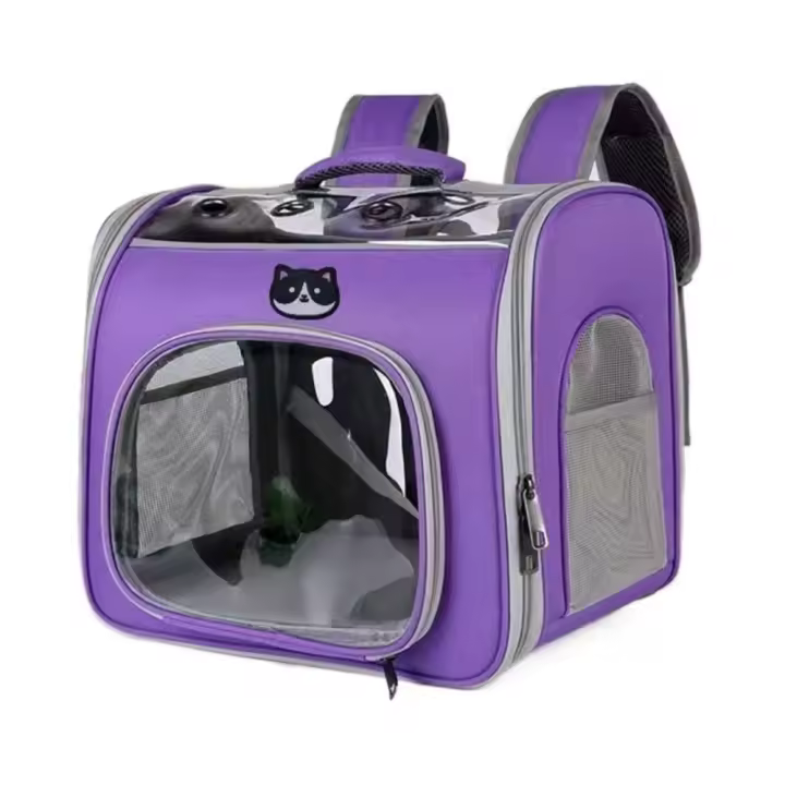 Transportadora plegable para mascotas, Bolsa transprabble portátil de Malla, con ventilación, impermeable, para perros y Gatos, fácil de realizar - 1