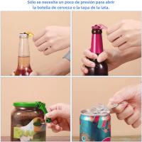 20Pcs Abrebotellas Portátil De Aluminio Con Llavero Para Cerveza Y Bebidas Para Fiesta Y Boda Abrebotellas De Metal Duradero - details 2