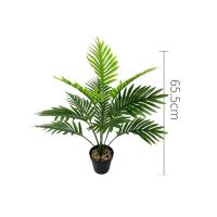 Gran Árbol De Palma Artificial Falsa Planta Tropical Monstera Ramas Verdes Hojas De Plástico Para Decoración De Jardín Interior Y Exterior En Casa - details 0