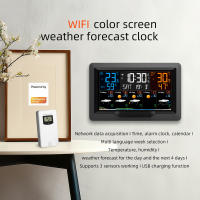 Estación Meteorológica Inteligente Tuya WIFI Medidor De Temperatura Y Humedad Para Interior Y Exterior Con Pronóstico Y Alarma De Clima - details 4