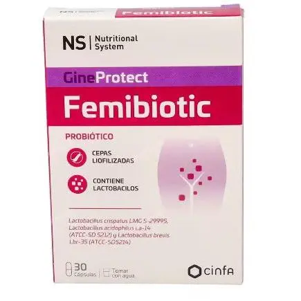 NS GINEPROTECT FEMIBIOTIC 30 CAPSULAS - 1