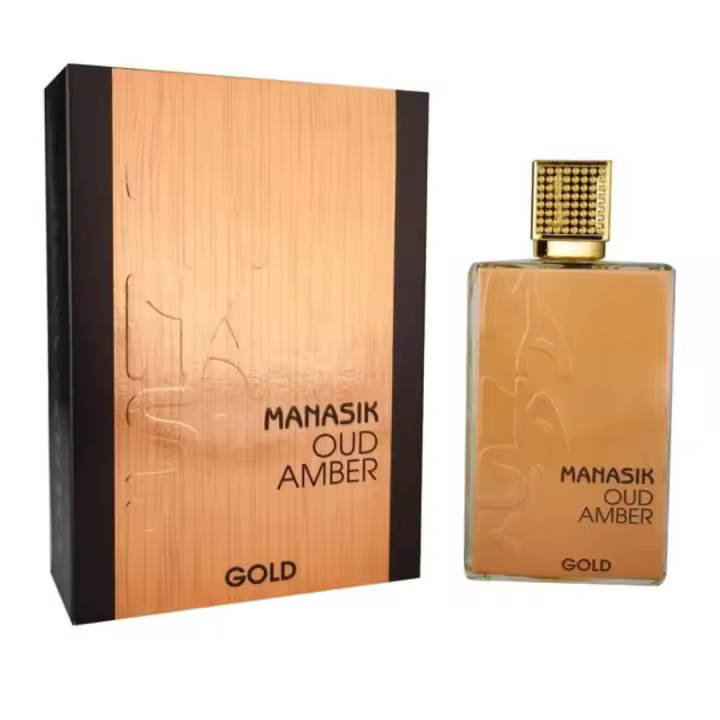PERFUME ÁRABE OUD AMBER GOLD DE MANASIK EN FORMATO DE 100 ML - 1