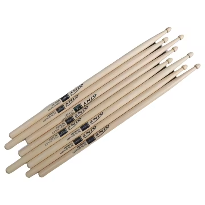 Juego Profesional De Palmas De Nogal Importado 5A/7A/5B Tamaños Completos Adecuado Para Todas Las Edades Ideal Para Instrumentos De Percusión - 1