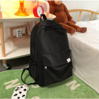 Mochila suave de de gran capacidad para para estudiantes, morral escolar Color sólido hermana, tempo - details 0