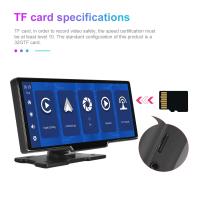 Podofo-cámara trasera HD DVR para coche, Control de voz, Wifi, Android, Auto y Carplay, tablero de recortes de vídeo, BT, FM, espejo de coche, 10,26" - details 17