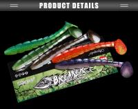 Arraigador De Pesca Spinpoler Breaker Soft Bait Lure Paddle Tail Stick Worm 7cm 9cm 11.5cm Insecto Salado Saltwater Swimbait Para Bass Pike Trout - details 6