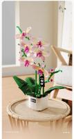 Bloques De Construcción Creativos Con Orquídeas Y Estrellas Azules Juguetes De Artesanía Para Niñas Edad Recomendada 6-12 Años Material ABS Sin Batería Producido En China - details 5