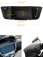 Parabrisas De Motocicleta 7" Deflector De Viento Protector De Aire Para Harley Davidson CVO Street Glide FLHXSE 2023-2024 Plástico ABS - details 1