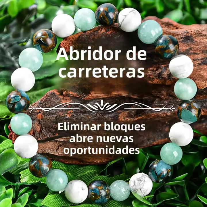 Pulsera De Piedra Natural Para El-healing Que Elimina Preocupaciones Alivia El Estrés Y Trae Prosperidad Y Abundancia Unisex - 1