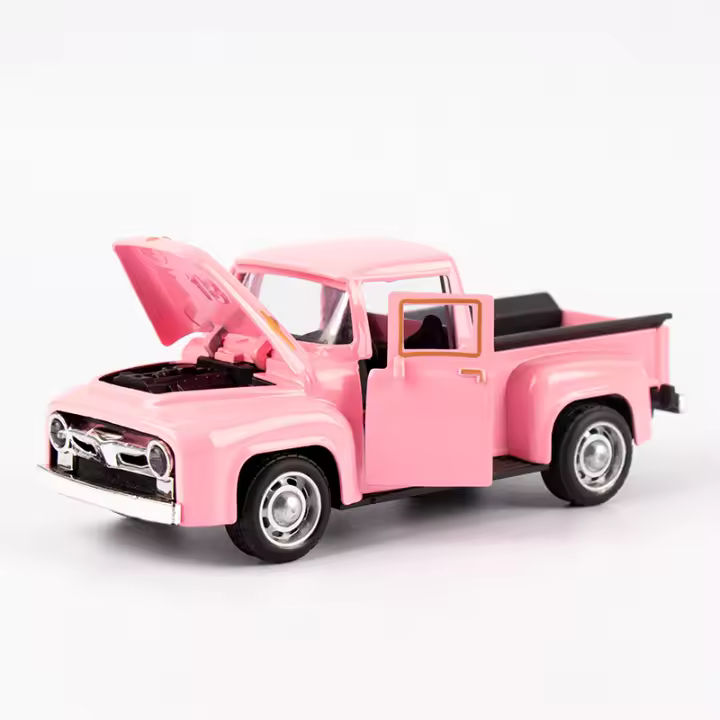 Modelo De Coche De Aleación 1:32 Simulación De Autobús Infantil Cartoon Juguetes De Retroceso Para Mesa Decoración Pequeña - 1