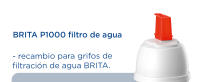 BRITA Filtro de Agua P1000 | 1 Unidad | Compatible con Sistema de Filtración mypure | Filtra hasta 1.200L | Reduce cal, cloro y metales pesados | Mejora el sabor del agua | Fácil instalación | Sin BPA | Tecnología de filtración avanzada - details 0