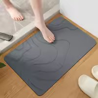 Alfombra De Baño De Piedra De Diatomeas Interior Absorbente Y Secado Rápido Alfombra De Ducha De Plástico Moderna Antideslizante Para Entrada - details 6