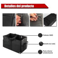 Caja de almacenamiento plegable multifuncional para acampar al aire libre en coche, caja de almacenamiento para el maletero del coche, caja de almacenamiento de gran capacidad - details 1