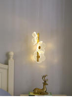 Lámpara Colgante LED Lustre Nordic Para Techo Dormitorio Niños Decoración De Habitación Cepillo De Metal Incluye Bombillas - details 2