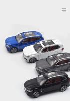 Coche De Juguete De Aleación X5 Escala 1:24 SUV Con Función De Retroceso Y Sonido Luz Regalo Para Niños Coleccionables De Metal - details 1