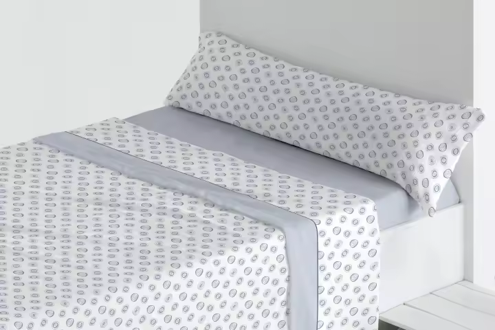 Plusdescanso- Juego de sábanas Cerchio de coralina TOP, muy buena calidad. Extra suave, cálido y ligero. Compuesto por bajera, encimera y funda de almohada. Super calentito para las noches de invierno. - 1