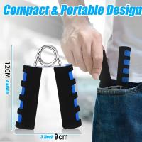 Entrenador De Fuerza Para Manos Y Antebrazo De Esponja Resistente Para Deportistas Y Entrenamiento De Musculación Tipo Agarrador a - details 1