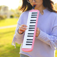 IRIN Melodica De 32 Teclas Instrumento Musical Estilo Piano Con Bolsa De Transporte Y Boquilla Educativo Regalo Ideal - details 5