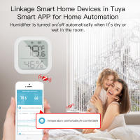 Sensor De Temperatura Y Humedad ZigBee MOES Tuya Para Hogar Inteligente Con Pantalla LED Compatible Con Google Assistant Y Hub Tuya - details 9