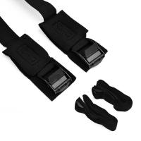 2pcs Cinta De Atado Ratcheteada Negra 2/3/4/5m*2.5cm Con Hebilla De Metal Para Maletas Y Carga Lashin Dropshipping - details 4