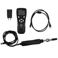 PCE Instruments Termohigrómetro / Capuchón sinterizado para proteger contra la humedad y el polvo / Lectura de datos en cualquier PC / Memoria para unos 50000 valores / Formato CSV / Acumulador recargable a través de micro USB / Manejo sencillo PCE-DPM 3 - details 2