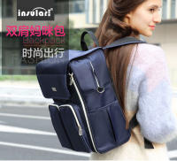 Bolso De Diaper Multifuncional Para Bebé Insular Elegante Bolsa De Camarón Para Mamá Viaje Cambio Con Carrito De Manos Para Mujer Tamaño Medio - details 16