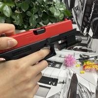 Pistola De Airesoft Manual G17 Juguetes De Arma Deportiva Al Aire Libre Con Laser Para Niños Y Adultos Regalo - details 1