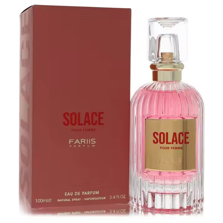 PERFUME SOLACE EDP 100ML PARA MUJER------PRESTIGIOSA MARCA FARIIS---DURACIÓN 8 HORAS - 1