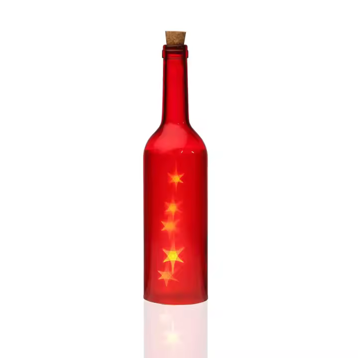 botella led roja cosmo - 1