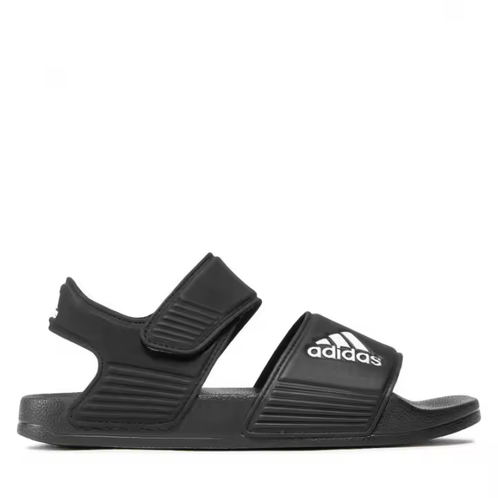 Sandalias Adidas Adilette K Negro Blancas Sandal Gw0344 Chanlas Niño Niña - 1