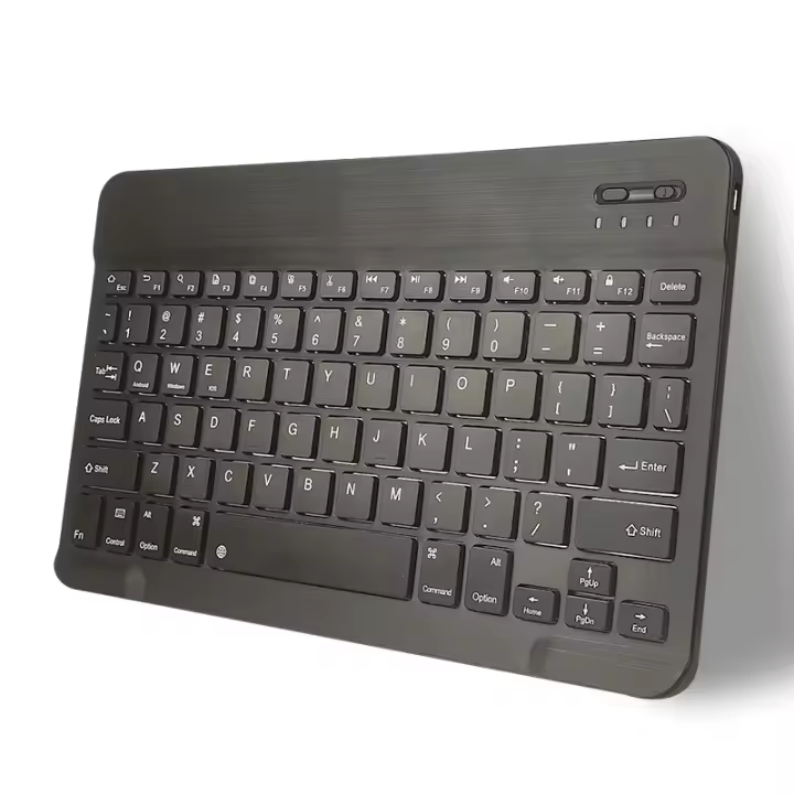 Teclado Inalámbrico Bluetooth Aigo Recargable Para Laptop Tablet Y Phone Compatible Con IOS Android Windows Para iPad Air Mini - 1
