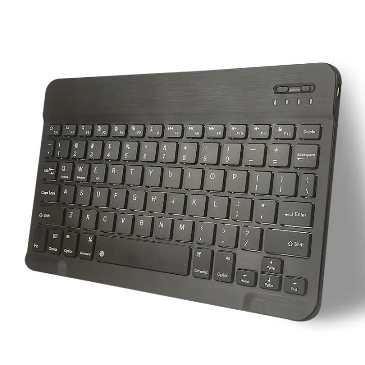 Teclado Inalámbrico Bluetooth Aigo Recargable Para Laptop Tablet Y Phone Compatible Con IOS Android Windows Para iPad Air Mini - 1