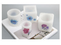 Molde De Vela Antiviento Para Velas De Tealight Soporte De Cera Mold De Plástico Acrílico Para Artesanía Y Decoración Del Hogar - details 2