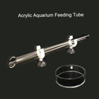 Acrylic Feeder Tube Dish Para Acuario Transparente Alimento Para Cangrejos Y Caracoles Accesorios De Alimentación De Acuario - details 0
