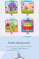 Juego De Rompecabezas De Hongo 3D Para Uñas Juguete Educativo Montessori Para Bebés Animales De Dibujos Animados Juguete Para Niños Regalos Tempranos - details 4