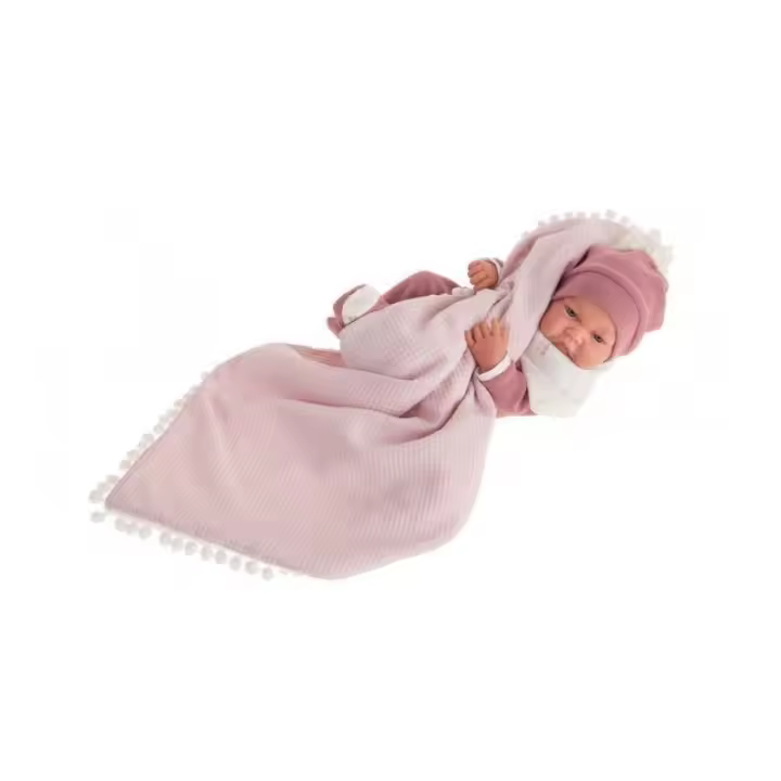 Muñeca Antonio juan 5080 Recién nacida Nica 42 manta bolitas sexado AAJ5080 - 1