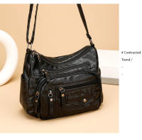 Bolso de hombre para Mujer, de Piel sintética, con textura de gran capacidad, moda, sencillo, para Madres de Mediana Edad. - details 20