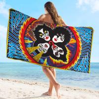 Toalla De Playa Microfibra Absorbente Y Secado Rápido Suave Para Yoga Natación Resort Montañismo Tamaño 76x182 Cm Diseño De Dibujos Animados Y Escenas Artísticas - details 1