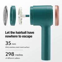 Desfibrillador De Pelo Para Ropa Recargable Trimmer De Bolas De Pelo Fuzz Pellets Esmerilador De Tela Para Suéteres Y Ropa Electrónico Eliminador De Pelusa - details 6