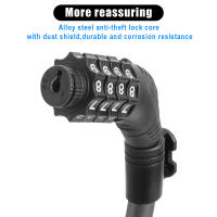 Cadena De Bloqueo Antirrobo Con Contraseña De 4 Dígitos Para Scooter Eléctrico Compatible Con Ninebot F20 F30 F40 Zero 8X 10X 11X Dualtron 1 2 G30 - details 4