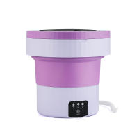 Máquina De Lavar Portátil De 7L Plegable Pequeña Con Modos Automáticos Cesta De Ropa Máquina De Lavar Para Viajes Y Uso Doméstico - details 4