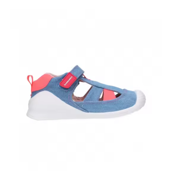 Sandalias lona Biomecanics 212215 azul infantil - 1
