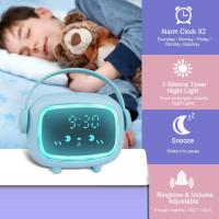 Reloj despertador digital para niños, Bonito despertador with 2 alarmas y volumen de Música - details 2