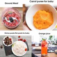 700W 4 in 1 Electric Blender Stainless Steel Handheld Blender Food Processor Egg Vegetable Meat Mixer Juicer Smoothie Mixer - details 8
